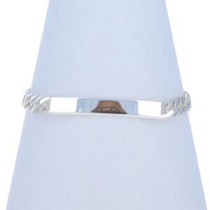 Sterling Silver Identification Bar Men's Bracelet 8" 7 3/4" 925 ID